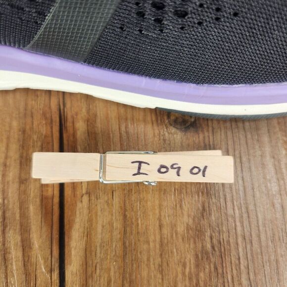 Bogs Sandstone Knit Mid TR Womens 9 Black Purple Composite Safety Toe Work Boots - Picture 10 of 10